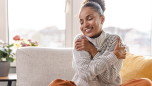 Self-care is an important part of caring for womens mental health during the holidays.